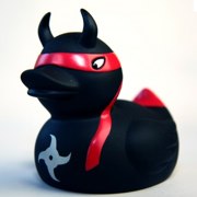 Ninja rubber duck - a predator you can't see