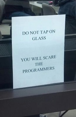 Do not scare programmers