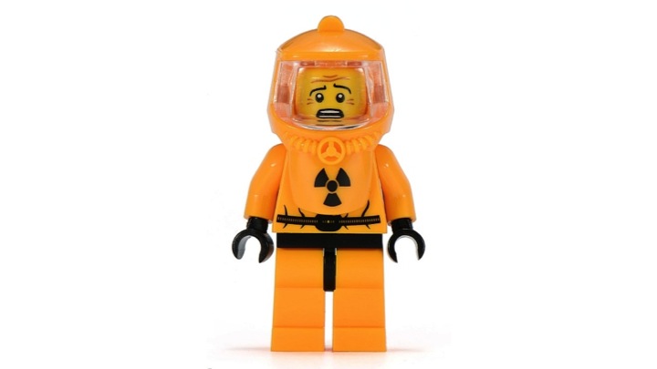Scared minifig