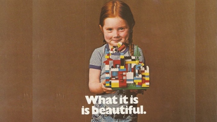 What it is, is beautiful. Lego advertisment in the 70s