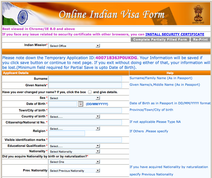 Getting a Visa for India - if you dare