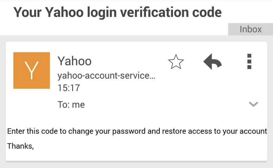 verification email with cut off text