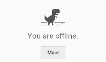 you are offline - and that's bad.