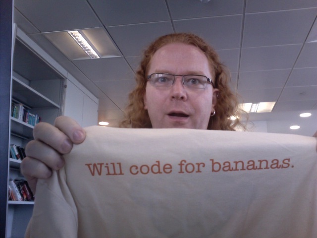 Will code for Bananas