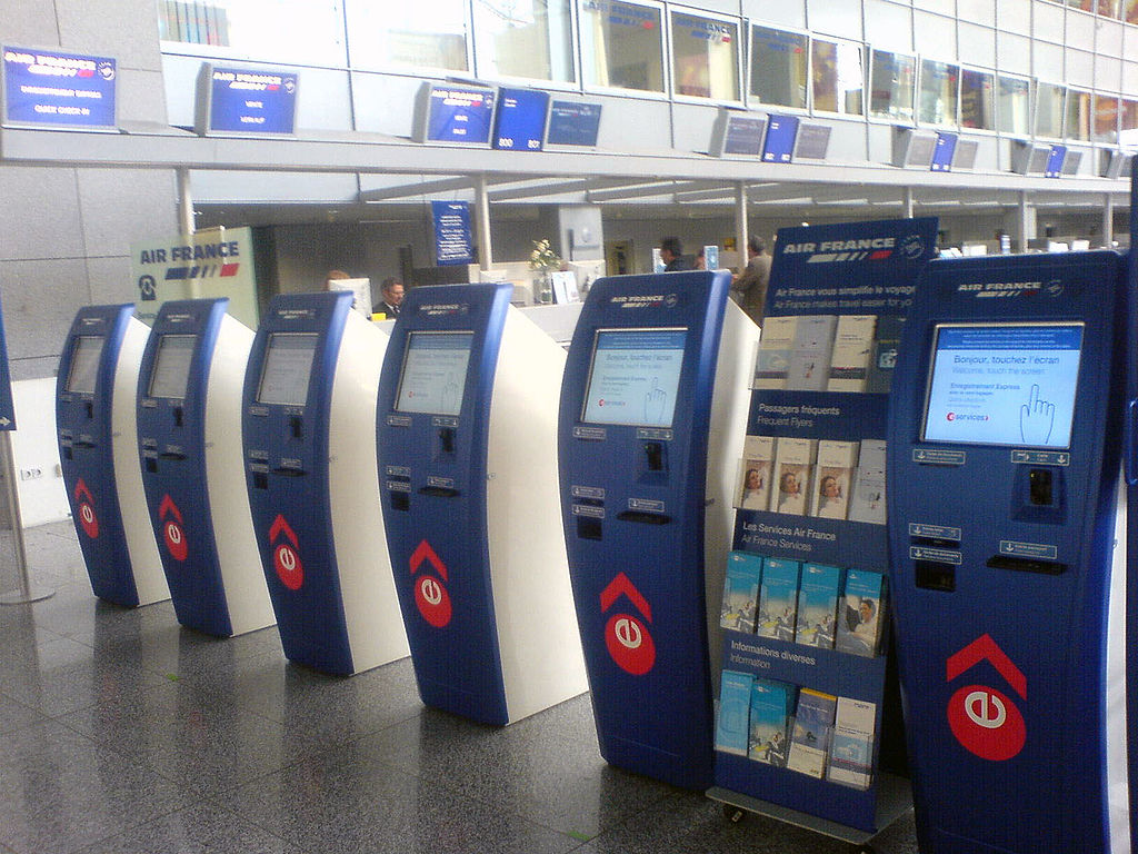 Self check-in counters