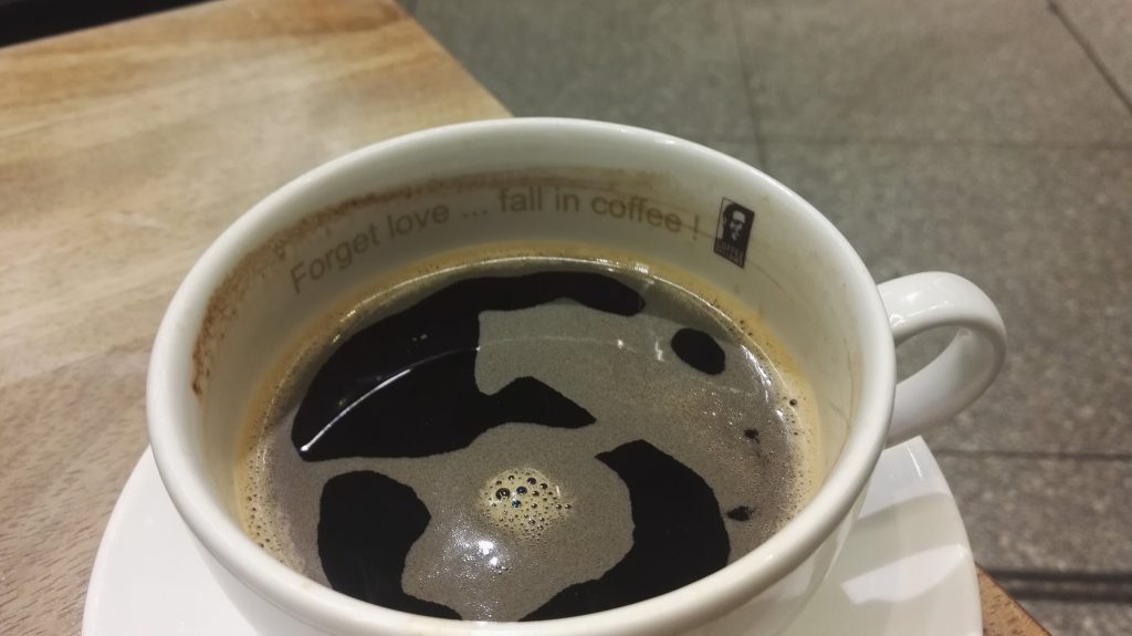 Don't fall in love, fall in coffee...