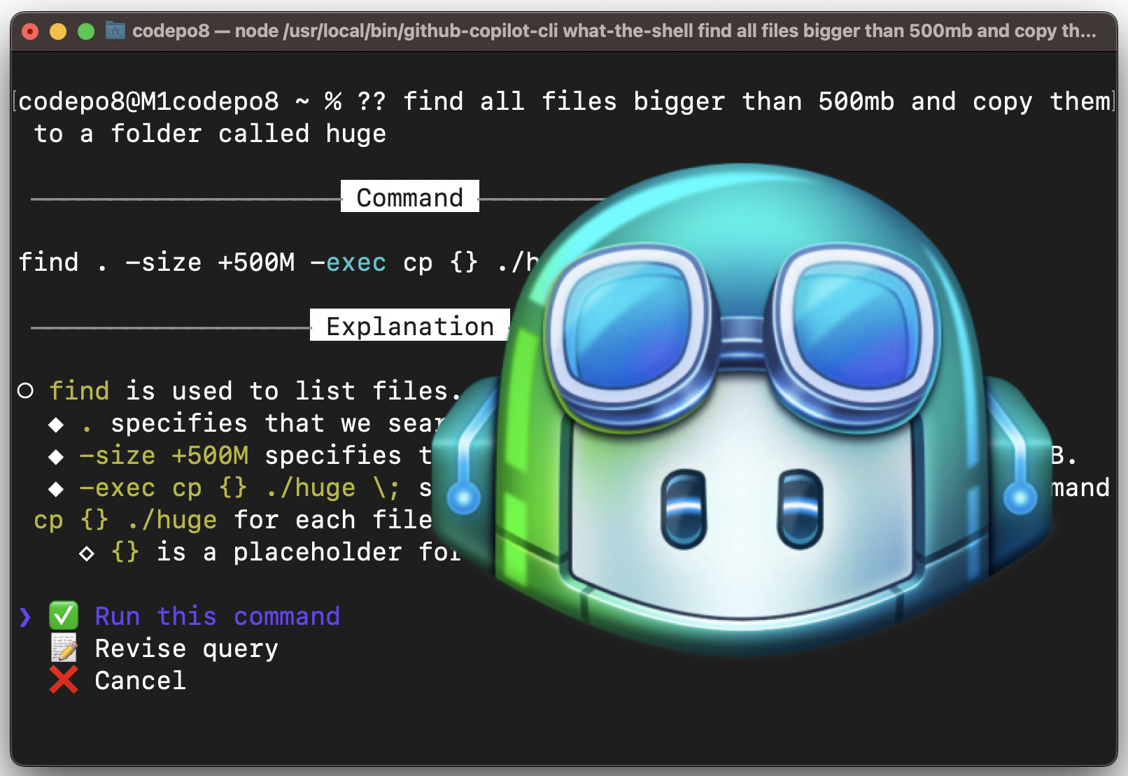 GitHub Copilot for the Command Line is amazing!